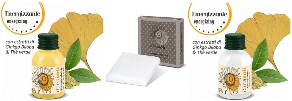 Pachet Cosmetice Hotel Girasoli - cu Gingko Biloba si Ceai Verde