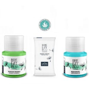 Set cosmetice hotel Breezy Blu - cu Aloe Vera