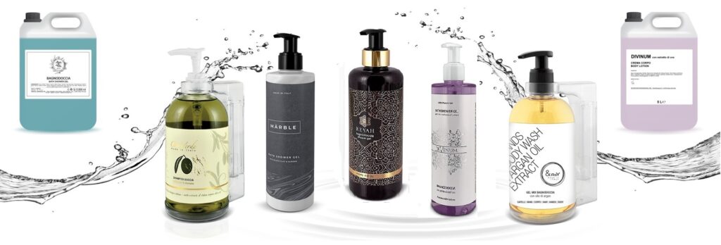 Dispenser Hotel - Sampon, Gel dus, Balsam, Crema corp