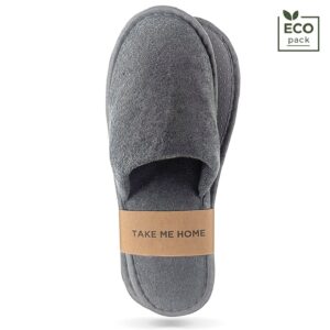 Papuci Praga Gri pentru Hotel