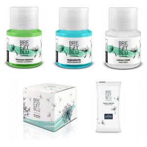 Starter Kit Breezy Blu - Set Cosmetice Hotel cu Aloe Vera