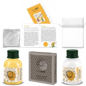 Set Cosmetic Girasoli in Saculet din Organza