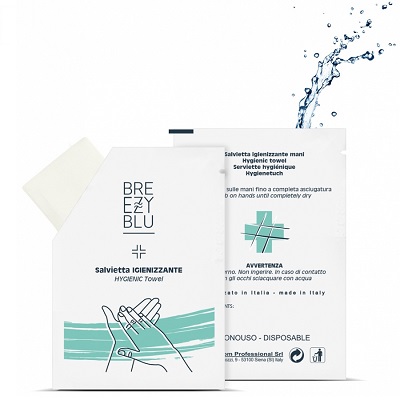 Servetel igienizant cu alcool in plic 