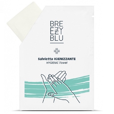 Servetel igienizant cu alcool in plic 