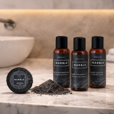 Marble - Cosmetice Hotel cu Ulei de Migdale si Argila Neagra.