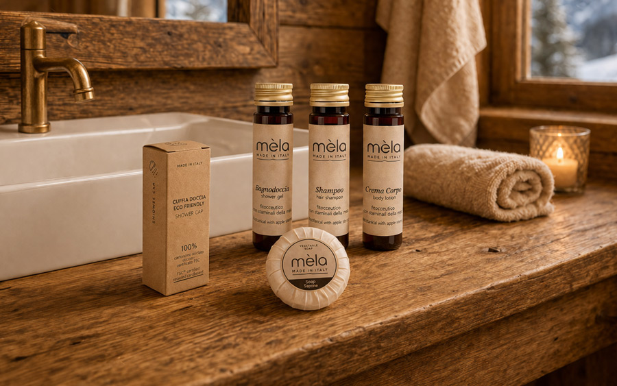 Cosmetice Mela, cu Extract de Mar pentru Hotel
